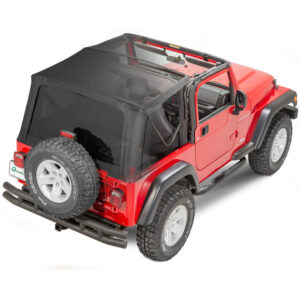 quadratop-complete-with-full-doors-tj-black-diamond-tint-windows_0.jpg QuadraTop Gen II Complete Premium Sailcloth Soft Top for 97-06 Jeep Wrangler TJ