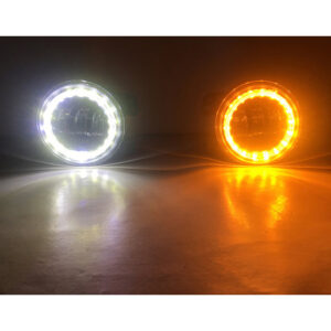 Quake LED QTE346 Halo 4" LED Fog Lights with DRL for 07-18 Jeep Wrangler JK