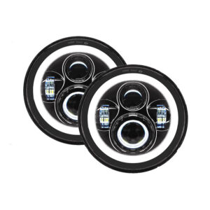 quake-led-qte959-white-drl-halo-led-headlights-jeep-wrangler-jk-tabletop-main.jpg Quake LED QTE959 LED Headlights with White DRL Halo & Amber Turn Signals for Jeep Wrangler JK, TJ & CJ