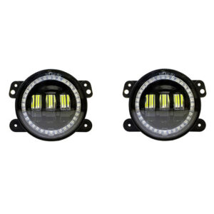 quake-qte905-tempest-halo-rgb-led-fog-lights-jeep-wrangler-jk-main_0.jpg Quake LED QTE905 Tempest Halo RGB 4" LED Fog Lights for 07-18 Jeep Wrangler JK