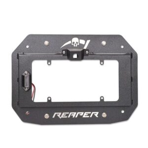 Reaper Off-Road JLTSX2-B License Plate Carrier for 18-20 Jeep Wrangler JL