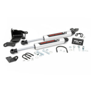 rough-country-8730470-v2-dual-steering-stabilizer-wrangler-jl.jpeg Rough Country 8730470 V2 Dual Steering Stabilizer for 18-22 Jeep Wrangler JL & Gladiator JT