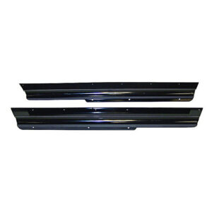 rt26046.jpg Crown Automotive RT26046 Rocker Panel Guards in Gloss Black for 97-06 Jeep Wrangler TJ