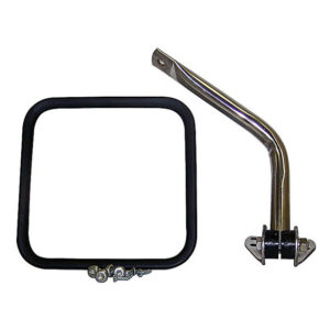 rt30008.jpg Crown Automotive RT30009 Passenger Side Mirror Kit in Stainless Steel for 55-86 Jeep CJ Series