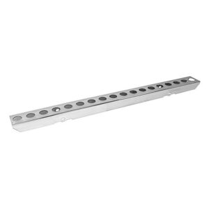 Crown Automotive RT34037 54" Front Bumper in Stainless with Holes for 87-95 Jeep Wrangler YJ