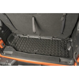 rugged-ridge-12975.52-rear-cargo-liner-jeep-wrangler-jl-2door-installed.jpg Rugged Ridge 12975.52 Rear Cargo Liner for 18-20 Jeep Wrangler JL 2-Door