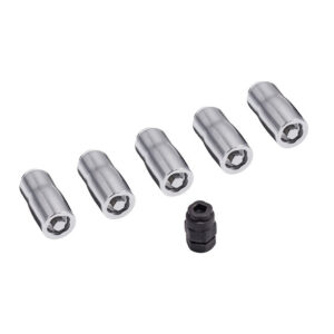 rugged-ridge-5-piece-wheel-locks-jl-jt-16715.31-main.jpg Rugged Ridge 16715.31 5 Piece Wheel Lock Set with Key M14-1.5MM Thread for 18-20 Jeep Wrangler JL & Gladiator JT