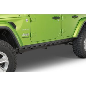 Rugged Ridge 11651.61 Body Armor Rocker Guards in Black for 18-20 Jeep Wrangler JL Unlimited