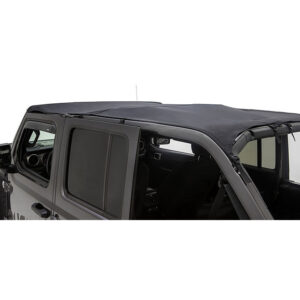 rugged-ridge-savannah-brief-top-black-diamond-sailcloth-jeep-wrangler-jlu-4-door-13594.35-installed.jpg Rugged Ridge 13594.35 Savannah Brief Top in Black Diamond Sailcloth for 18-21 Jeep Wrangler JL Unlimited 4-Door