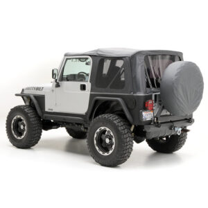 Smittybilt 9971235 Relpacement Soft Top with Tinted Windows & Without Doors for 97-06 Jeep Wrangler TJ