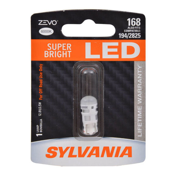 sylvania-168led.bp2-168-white-zevo-led-mini-bulb-2-pack-main.jpg Sylvania 168LED.BP2 #168 White Zevo LED Mini 2 Pack