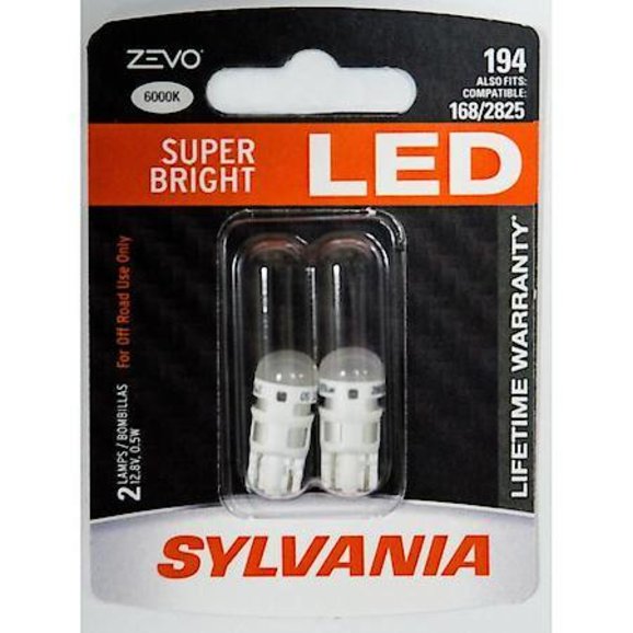sylvania-194led.bp2-194-white-zevo-led-mini-bulb-2-pack-main.jpg Sylvania 194LED.BP2 #194 White Zevo LED Mini 2 Pack