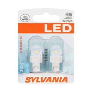 Sylvania 906SL.BP2 #906 White LED SYL Mini Bulb 2 Pack