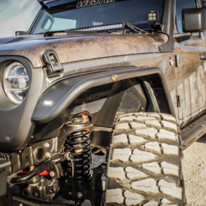 westin-62-1025-front-Tube-fenders-jl-jt-main.jpg Westin 62-1025 Front Tube Fenders for 18-20 Jeep Wrangler JL & Gladiator JT