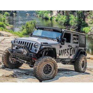 Westin 42-7015 Rock Slider Steps for 07-18 Jeep Wrangler JK Unlimited 4-Door
